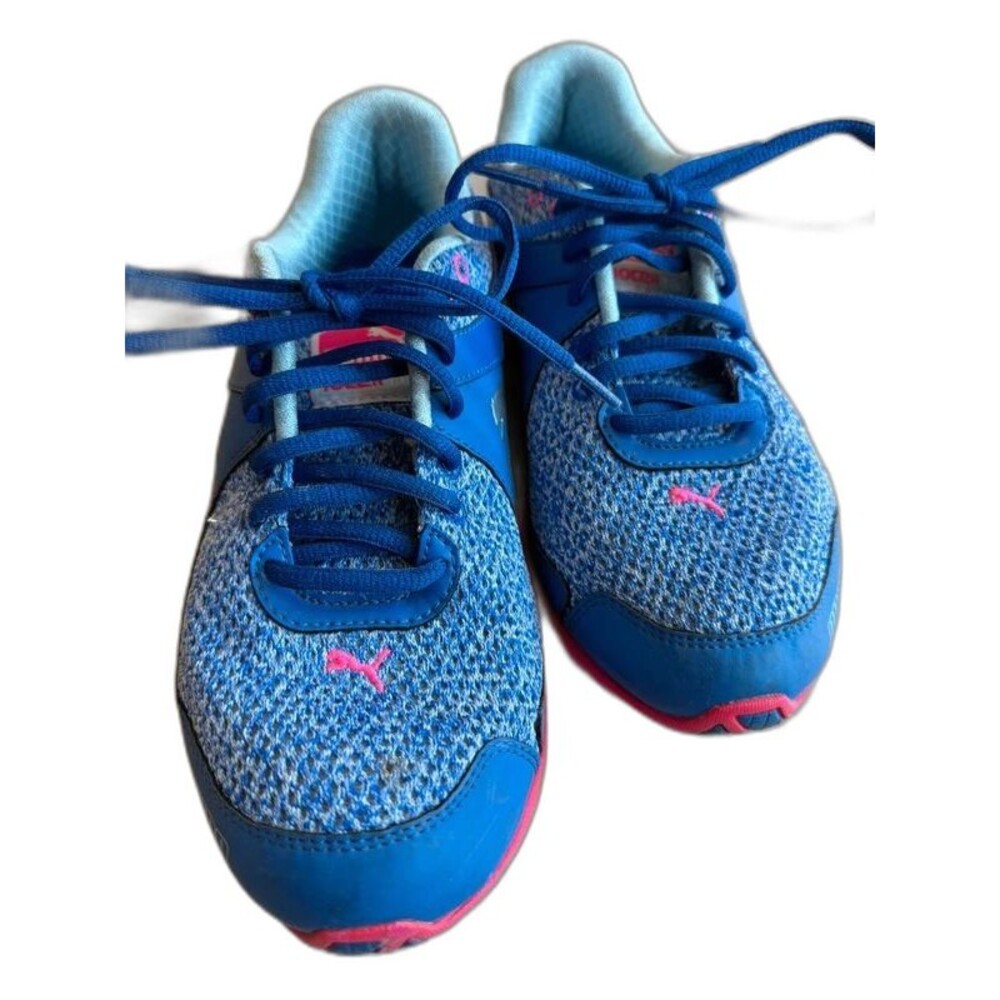 Puma 10Cell  Womens Size 8 Running Shoes Blue Heather Pink ArchTec EcoOrthoLite